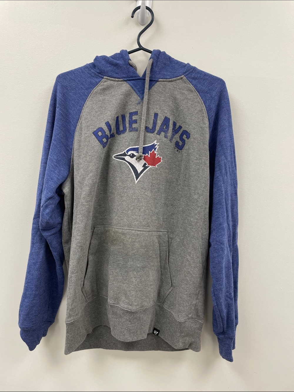 '47 Toronto Blue Jays Gray & Blue Raglan Hoodie